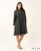 Polyester Button-Down Knee Top-Dress 70731